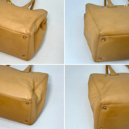 CHANEL Caviar Leather Executive Tote, Beige, 9871188 Tote Bag