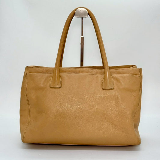 CHANEL Caviar Leather Executive Tote, Beige, 9871188 Tote Bag