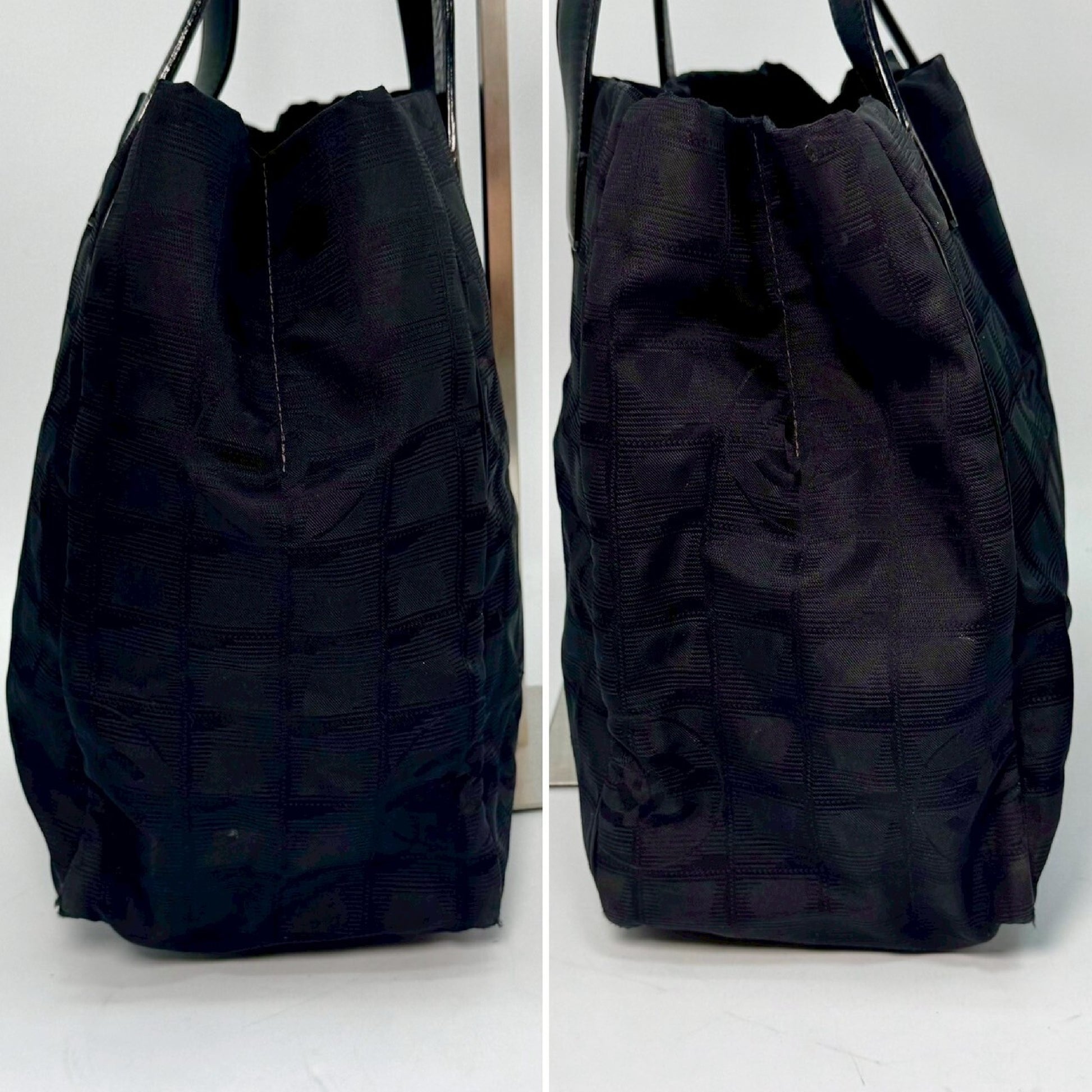 CHANEL New Travel Line Black Tote Bag 7394058