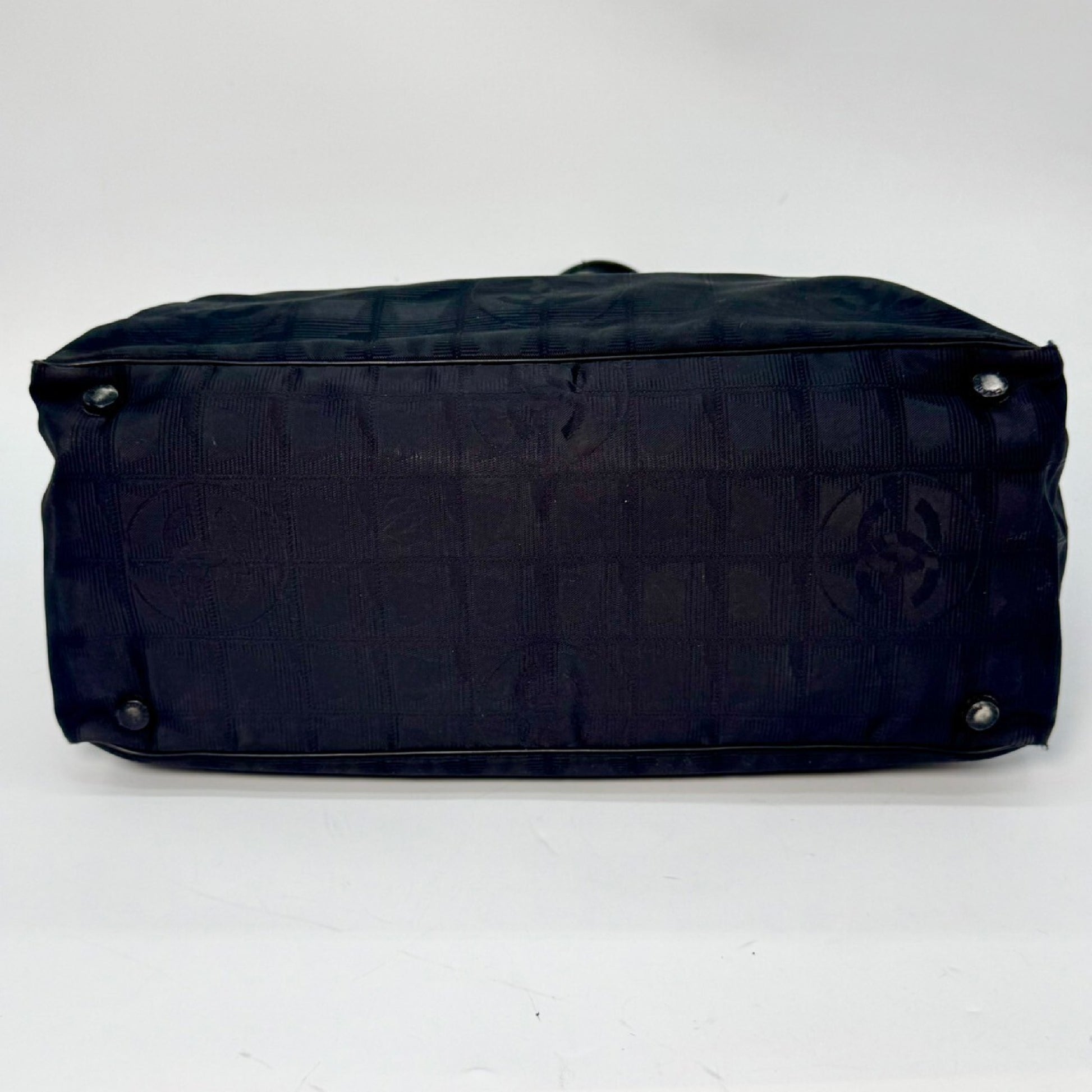 CHANEL New Travel Line Black Tote Bag 7394058