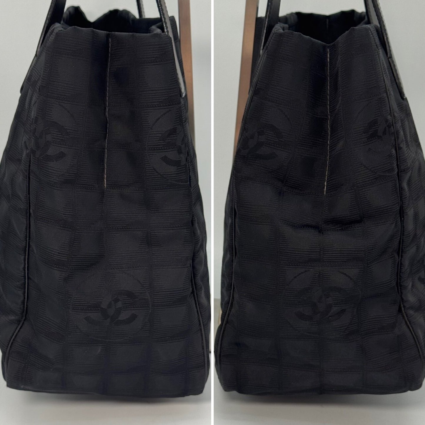 CHANEL New Travel Line Black Tote Bag 9073425