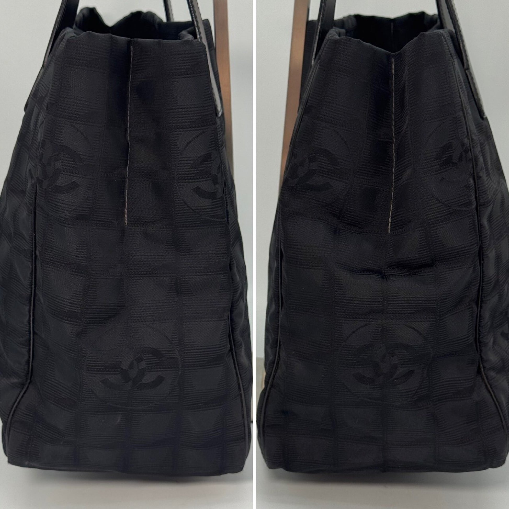 CHANEL New Travel Line Black Tote Bag 9073425