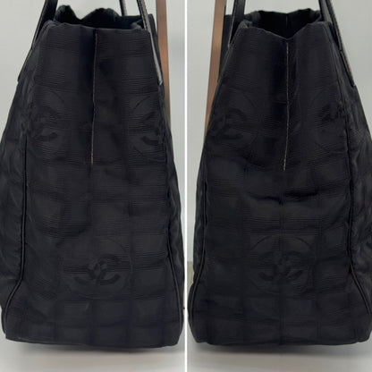 CHANEL New Travel Line Black Tote Bag 9073425