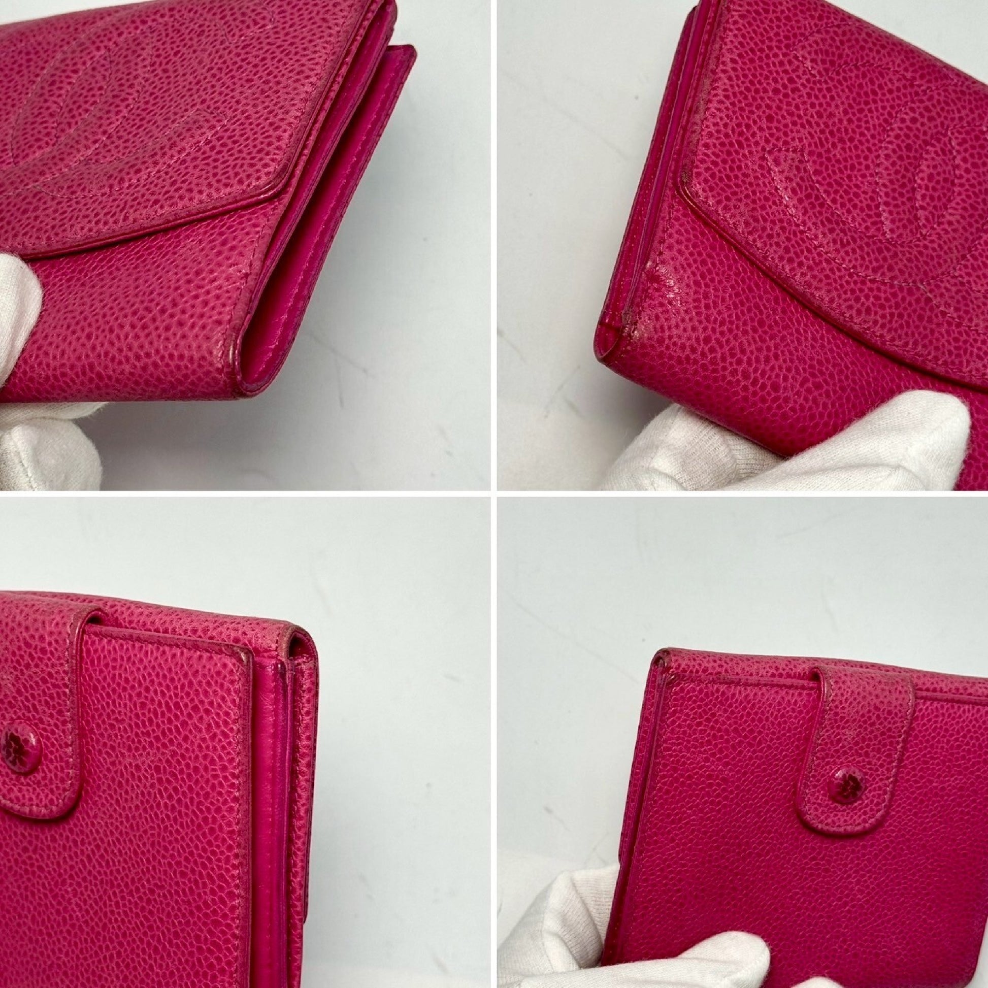 CHANEL Coco Mark Bi-fold Long Wallet Pink 4506203 Wallet