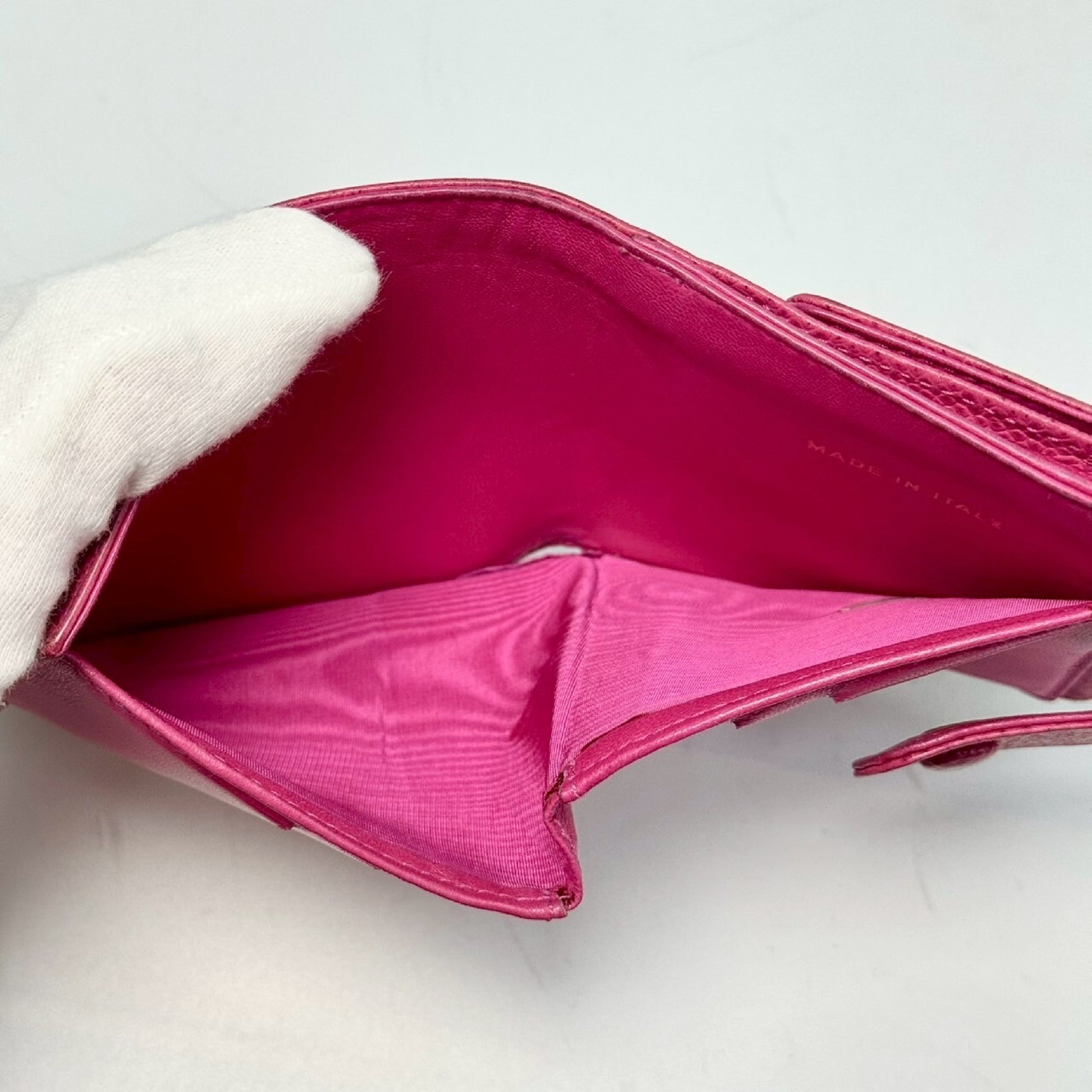 CHANEL Coco Mark Bi-fold Long Wallet Pink 4506203 Wallet