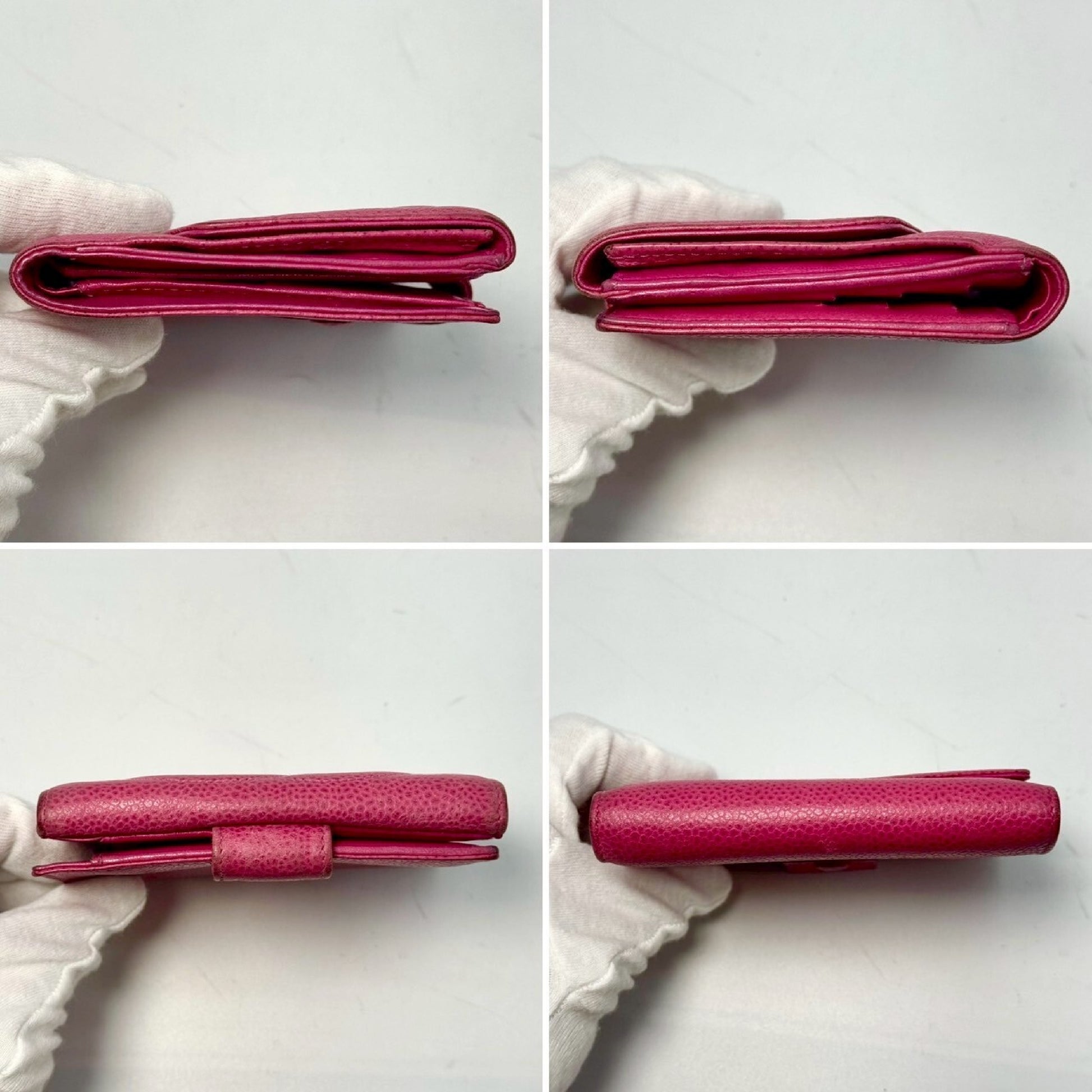 CHANEL Coco Mark Bi-fold Long Wallet Pink 4506203 Wallet