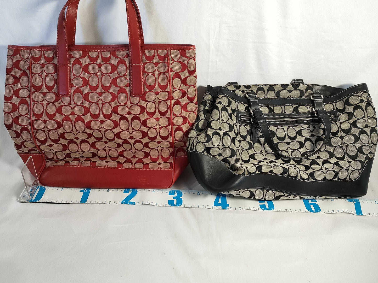 COACH Signature Coach Bag Set of 4 Handbags