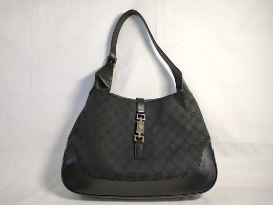 GUCCI Jackie Gucci GUCCI GG Jackie One-Shoulder Bag BLACK Shoulder Bag