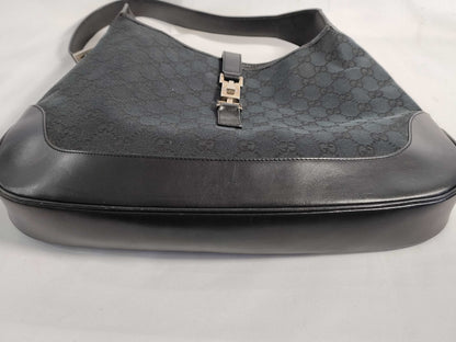 GUCCI Jackie Gucci GUCCI GG Jackie One-Shoulder Bag BLACK Shoulder Bag