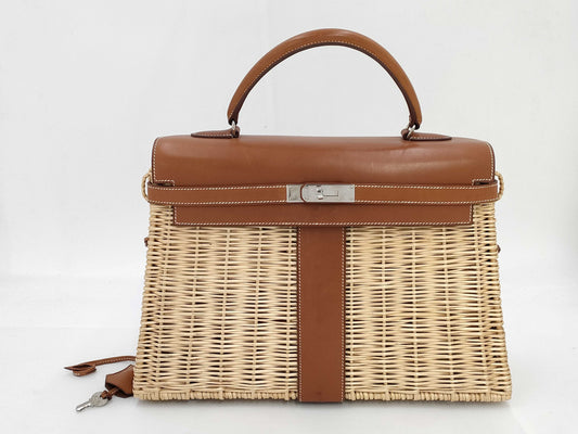 HERMES Kelly Picnic 35 O stamp 2011 handbag