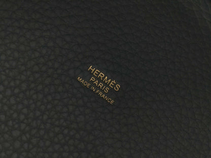 HERMES Picotin Lock PM Taurillon Gray Handbag with U Stamp 2022