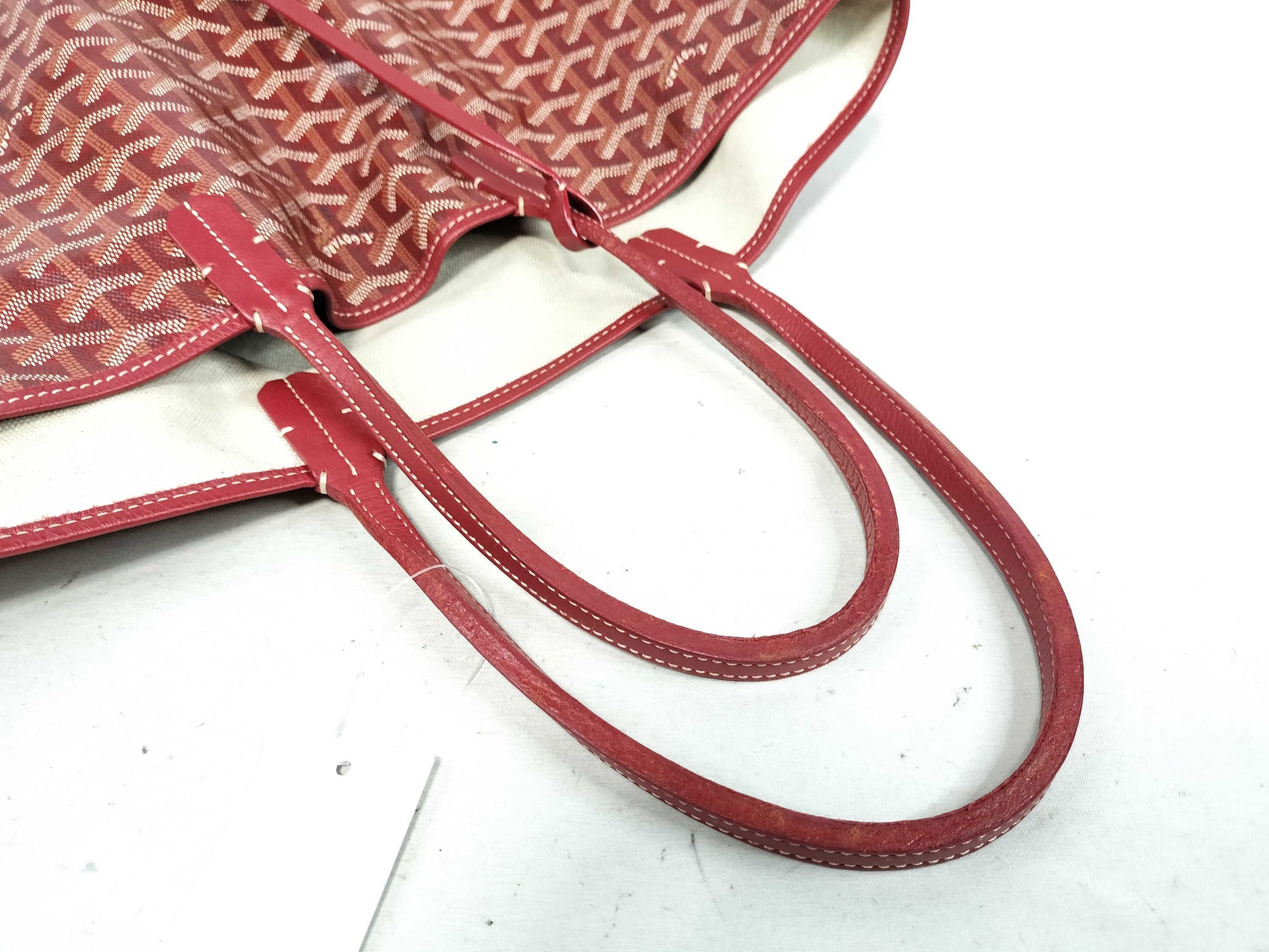 GOYARD Saint Louis PM Red Tote Bag