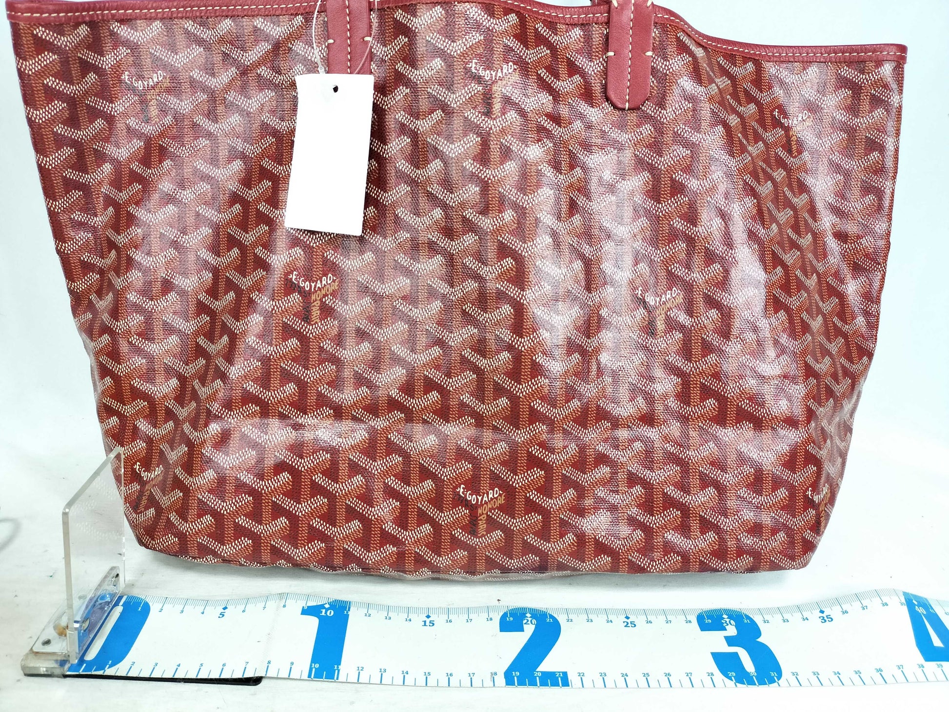 GOYARD Saint Louis PM Red Tote Bag