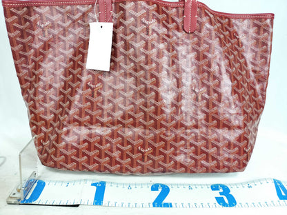 GOYARD Saint Louis PM Red Tote Bag