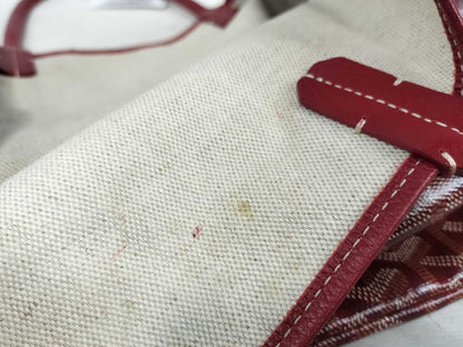GOYARD Saint Louis PM Red Tote Bag