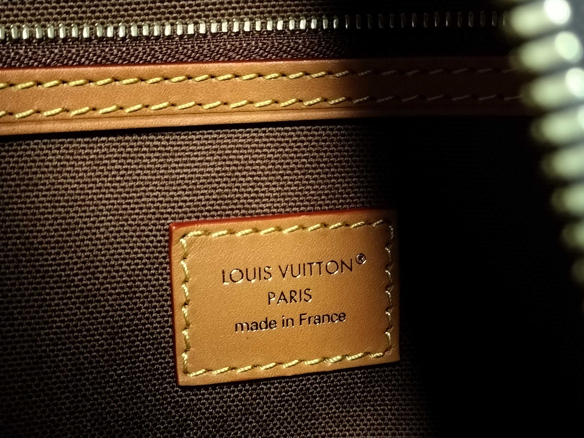 LOUIS VUITTON RFID Verified, Serial Number Unverifiable, Monogram M14018 Vagabond Hobo Shoulder Bag