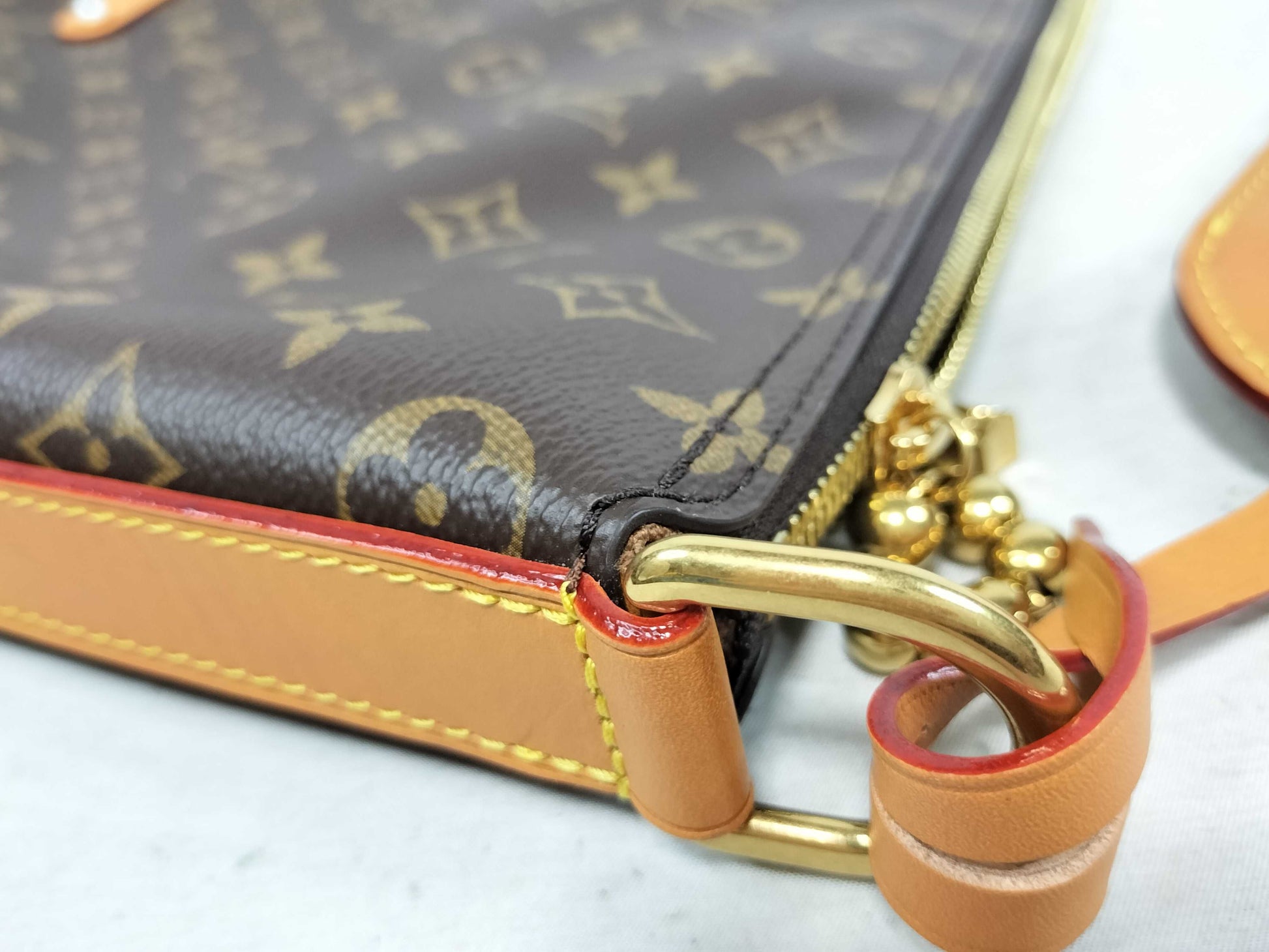LOUIS VUITTON RFID Verified, Serial Number Unverifiable, Monogram M14018 Vagabond Hobo Shoulder Bag