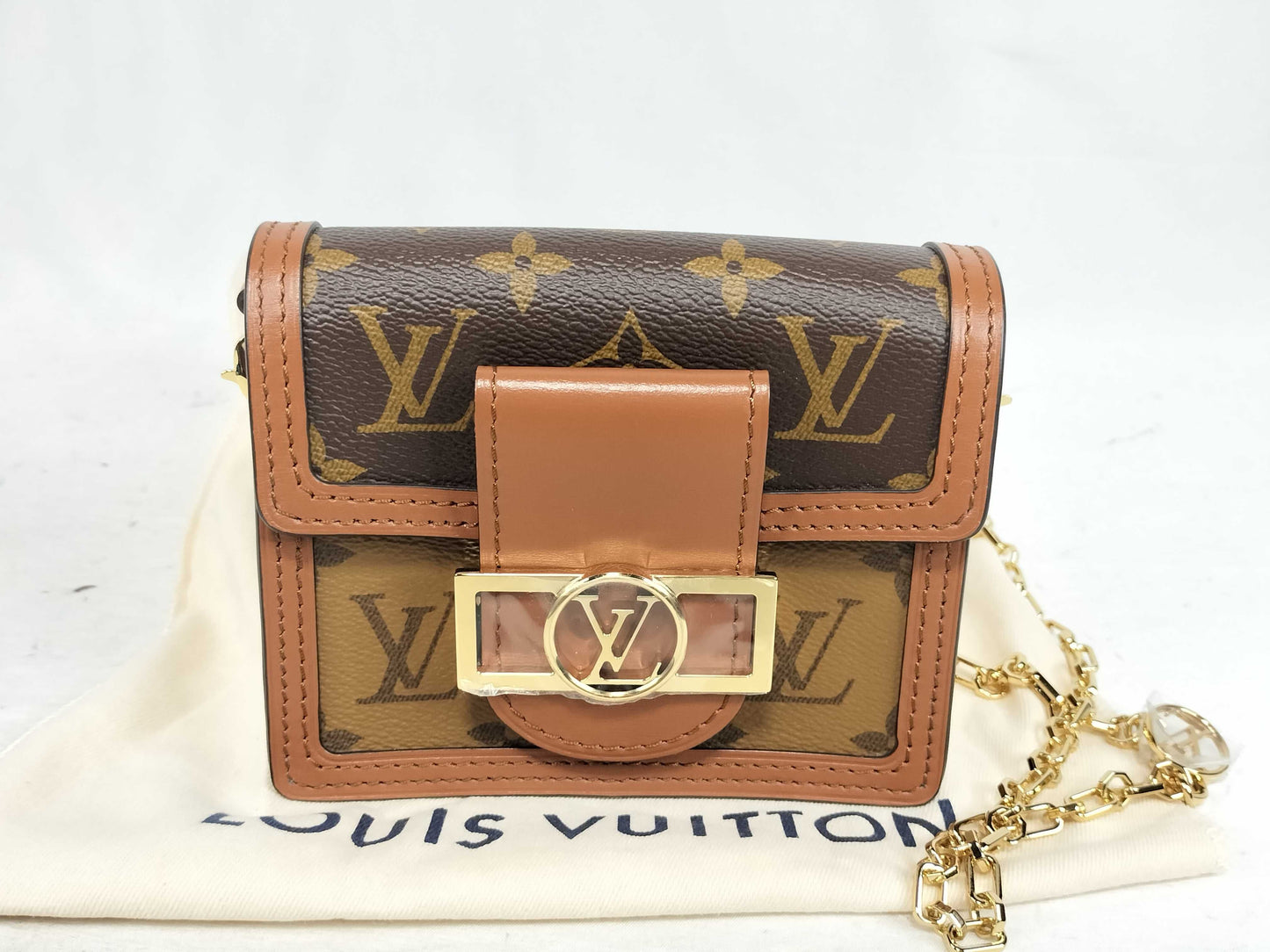 LOUIS VUITTON RFID Verified, Serial Number Unverifiable, Monogram M82749 Pico Dauphine Shoulder Bag