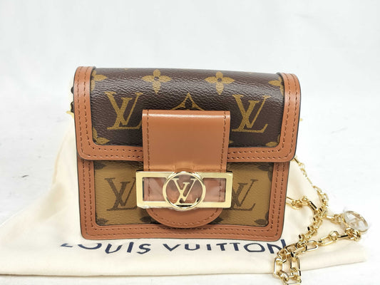 LOUIS VUITTON RFID Verified, Serial Number Unverifiable, Monogram M82749 Pico Dauphine Shoulder Bag