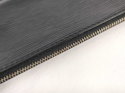 LOUIS VUITTON RFID verification failed, serial number verification failed, Epi Louis Vuitton Epi pouch included, black pouch