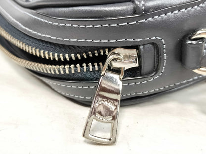 COACH Signature Denim Shoulder Bag with Rainbow Strap