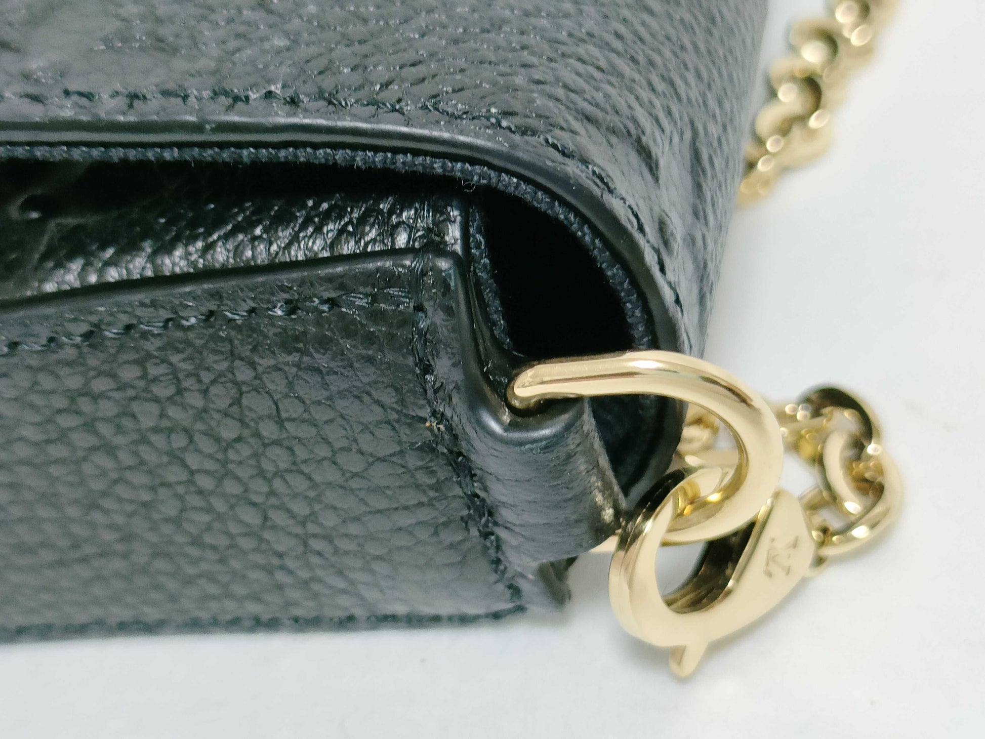 LOUIS VUITTON RFID Verified, Serial Unconfirmed, Monogram Empreinte Pochette Felicie Shoulder Bag M82477 RFID Shoulder Bag