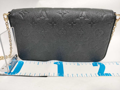 LOUIS VUITTON RFID Verified, Serial Unconfirmed, Monogram Empreinte Pochette Felicie Shoulder Bag M82477 RFID Shoulder Bag