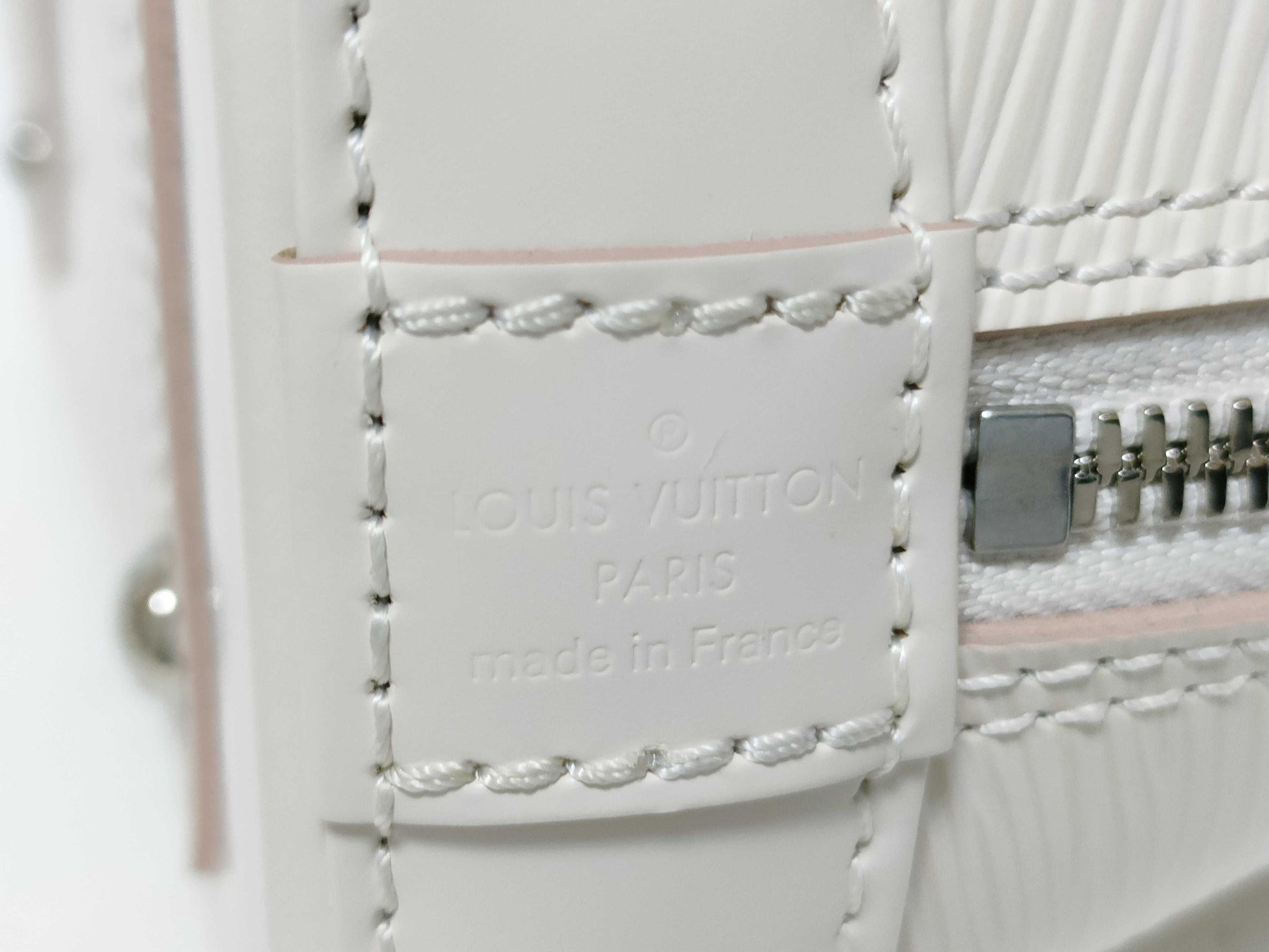 LOUIS VUITTON RFID Verified, Serial Number Unconfirmed, Epi Louis Vuitton Epi Alma BB Handbag M58706
