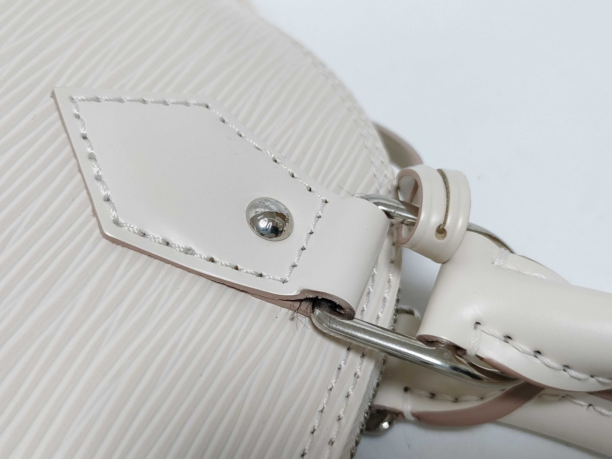 LOUIS VUITTON RFID Verified, Serial Number Unconfirmed, Epi Louis Vuitton Epi Alma BB Handbag M58706