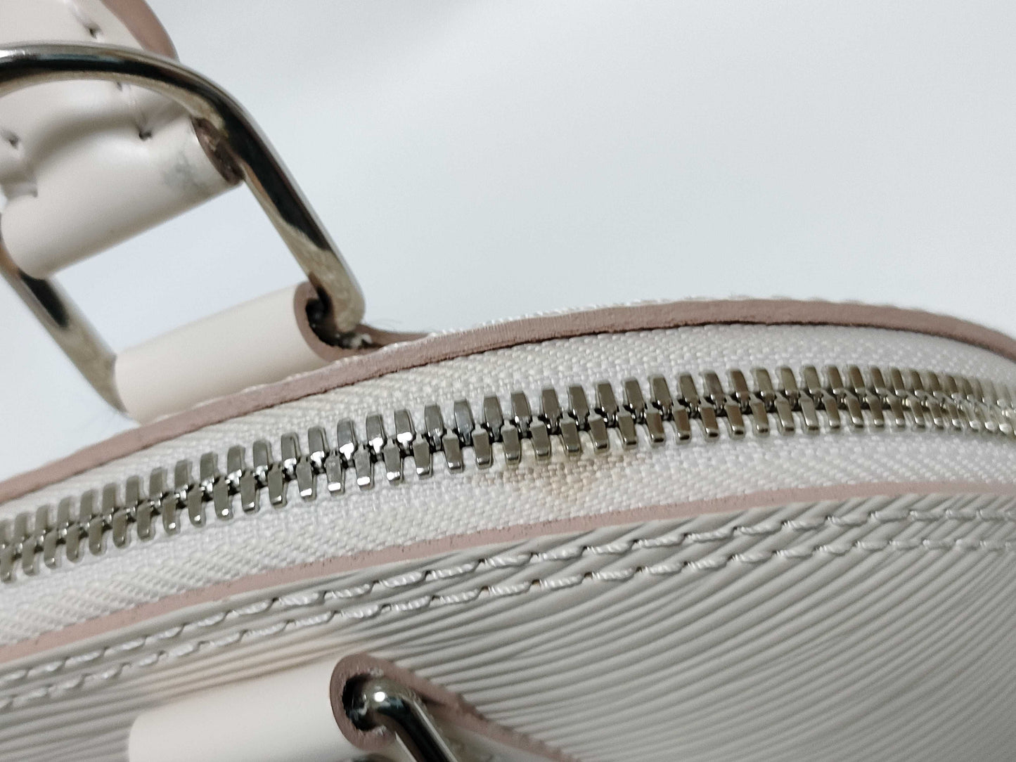 LOUIS VUITTON RFID Verified, Serial Number Unconfirmed, Epi Louis Vuitton Epi Alma BB Handbag M58706