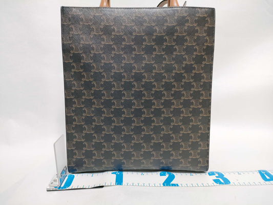 CELINE Triomphe Small Vertical Cabas Handbag Tote Bag
