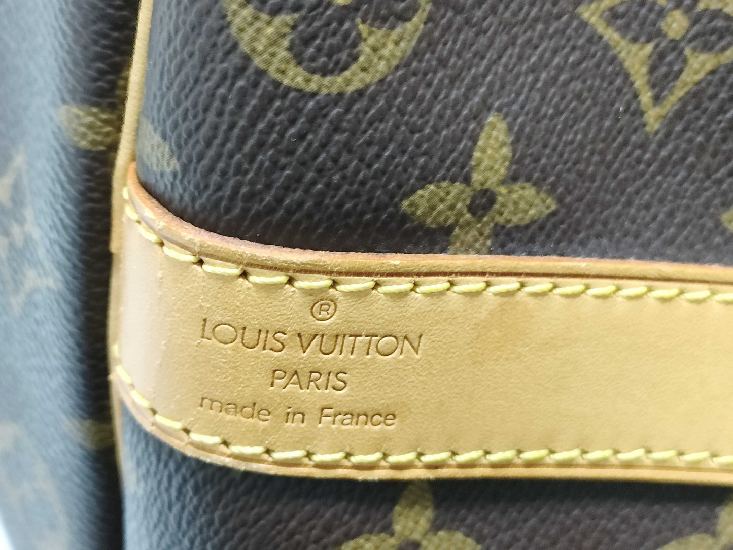 LOUIS VUITTON RFID Unverifiable Monogram Louis Vuitton Monogram Keepall Van 50 Doriere Initial Boston Bag Boston Bag