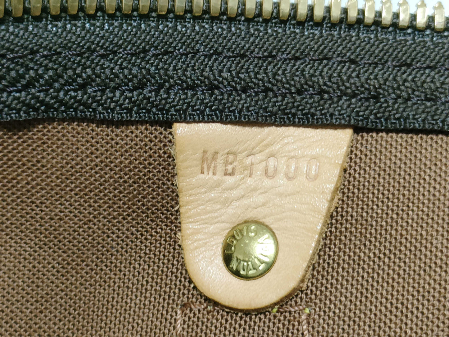 LOUIS VUITTON RFID Unverifiable Monogram Louis Vuitton Monogram Keepall Van 50 Doriere Initial Boston Bag Boston Bag