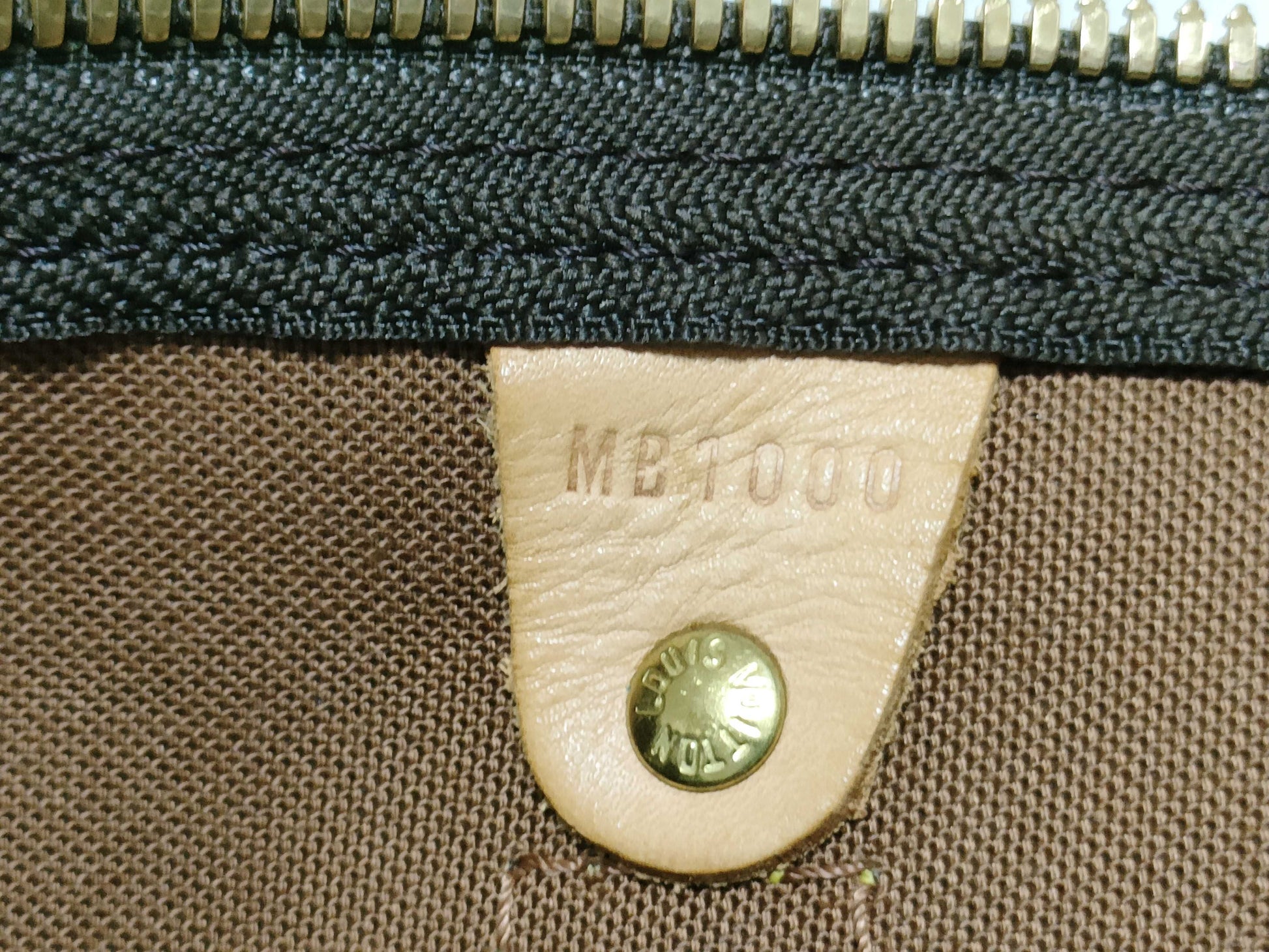 LOUIS VUITTON RFID Unverifiable Monogram Louis Vuitton Monogram Keepall Van 50 Doriere Initial Boston Bag Boston Bag