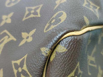 LOUIS VUITTON RFID Unverifiable Monogram Louis Vuitton Monogram Keepall Van 50 Doriere Initial Boston Bag Boston Bag