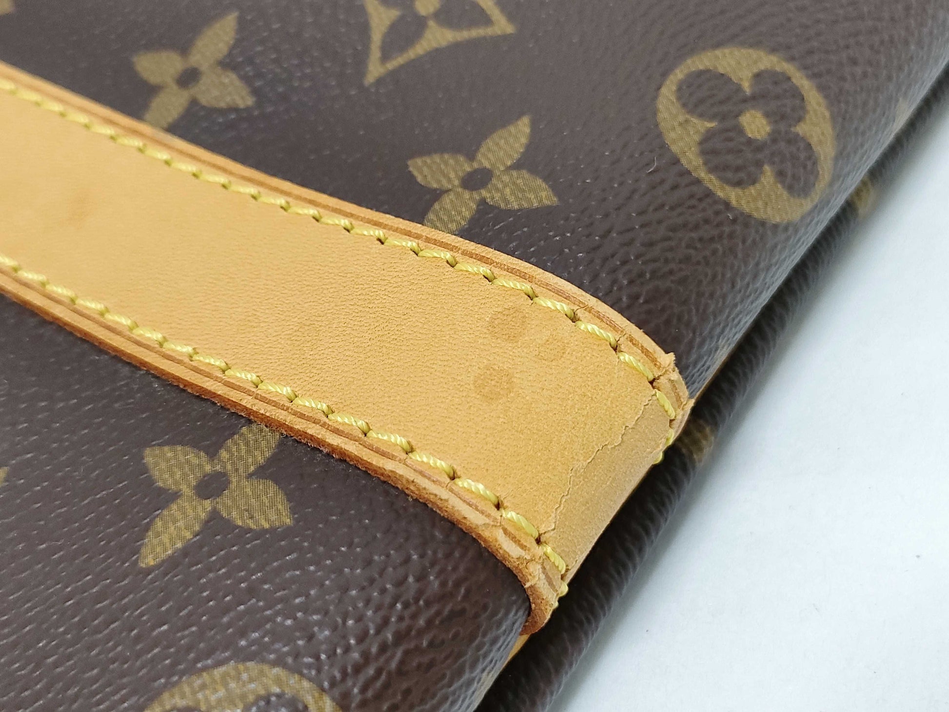 LOUIS VUITTON RFID Unverifiable Monogram Louis Vuitton Monogram Keepall Van 50 Doriere Initial Boston Bag Boston Bag