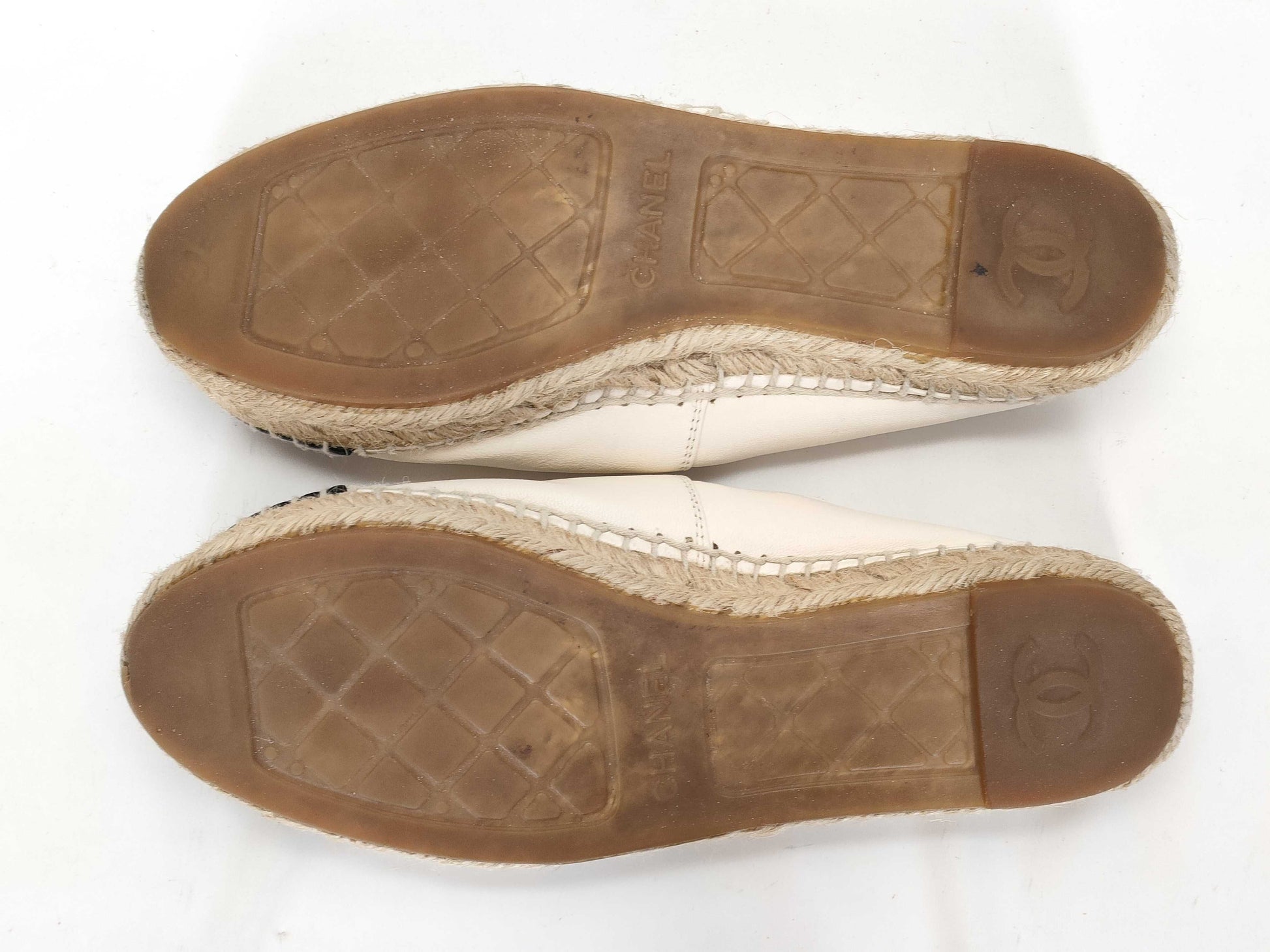 CHANEL Coco Mark CHANEL Women's Shoes Size 37 Beige with Dust Bag Other Shoes