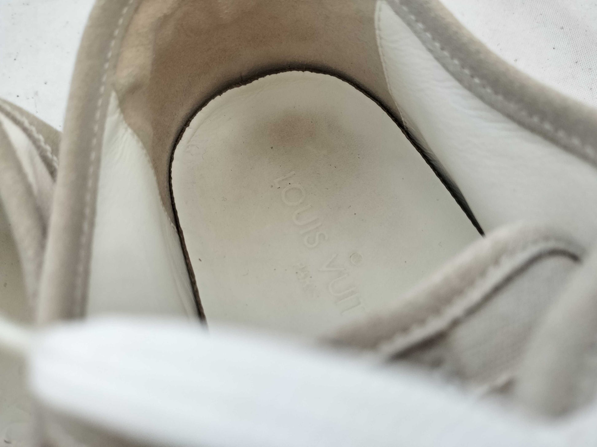 LOUIS VUITTON MS0180 Louis Vuitton Men's Shoes Sneakers Size 6/39 White