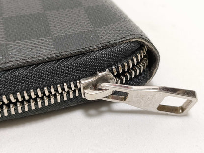 LOUIS VUITTON RFID Unverifiable CT1142 Damier LOUIS VUITTON N63077 Damier Graphite Zippy Organizer Wallet