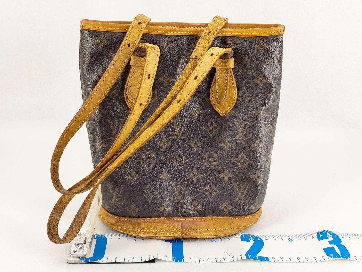 LOUIS VUITTON [Serial Number] RFID Unverifiable Monogram LOUIS VUITTON Monogram M42238 Petit Bucket Tote Bag Tote Bag