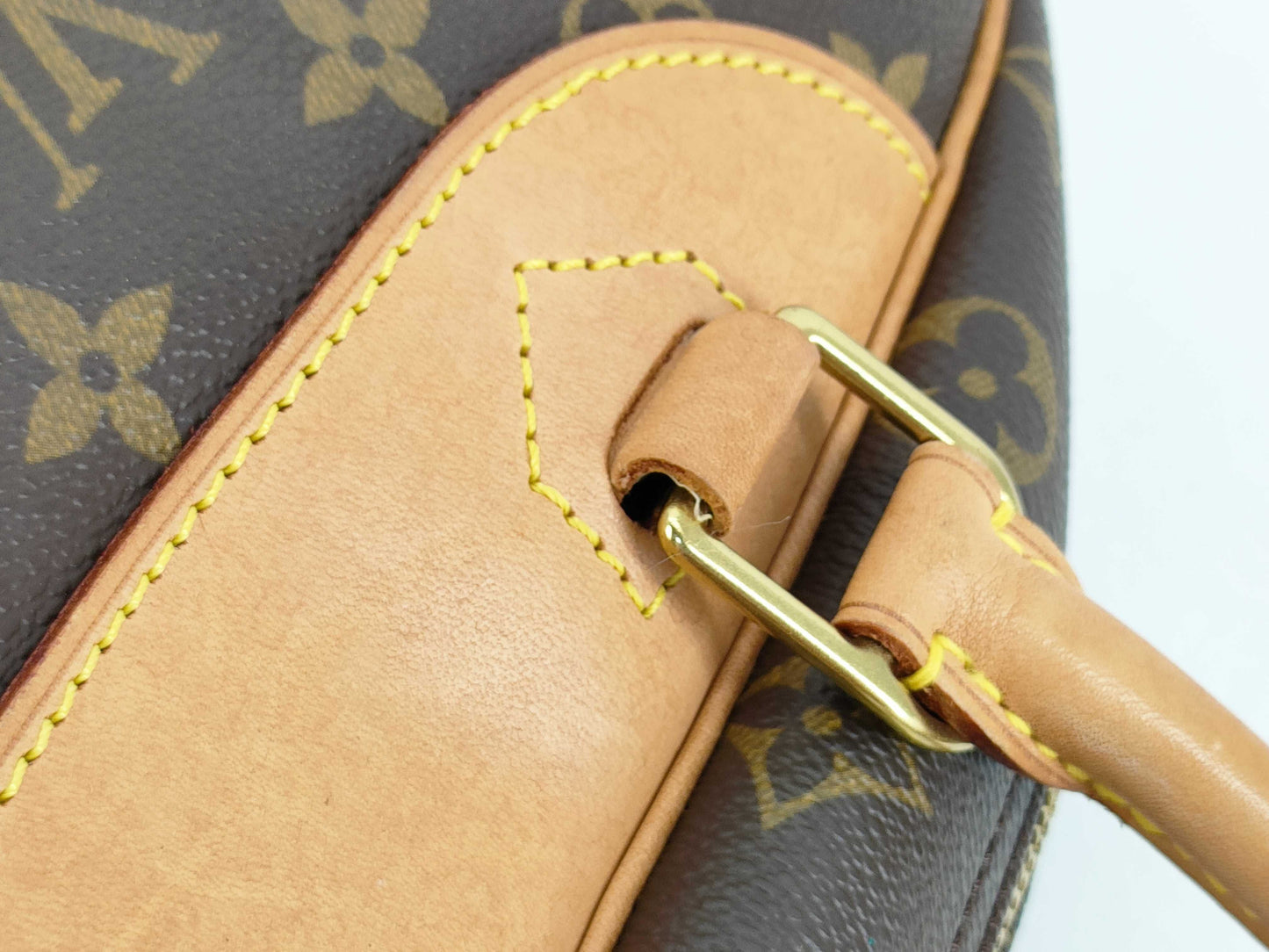 LOUIS VUITTON [Serial Number] RFID Unverifiable Monogram LOUIS VUITTON Handbag M47270 Deauville Monogram Handbag