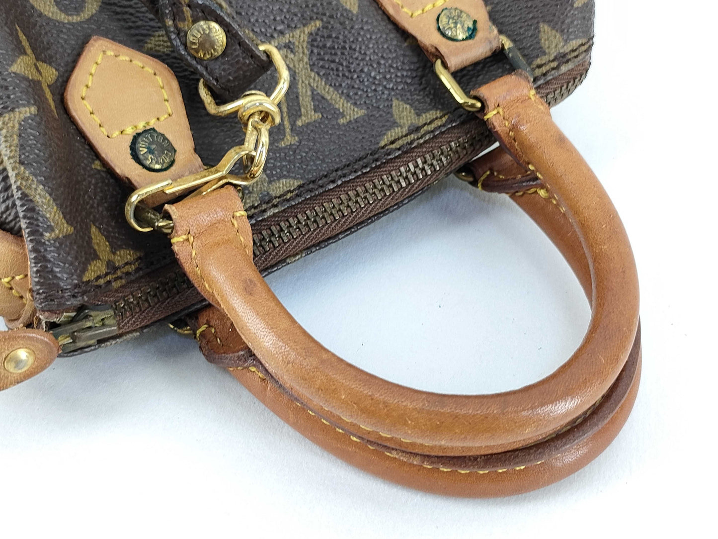 LOUIS VUITTON [Serial Number] RFID Unverifiable Serial Number Unverifiable Monogram LOUIS VUITTON Monogram M41534 Mini Speedy Pouch Handbag