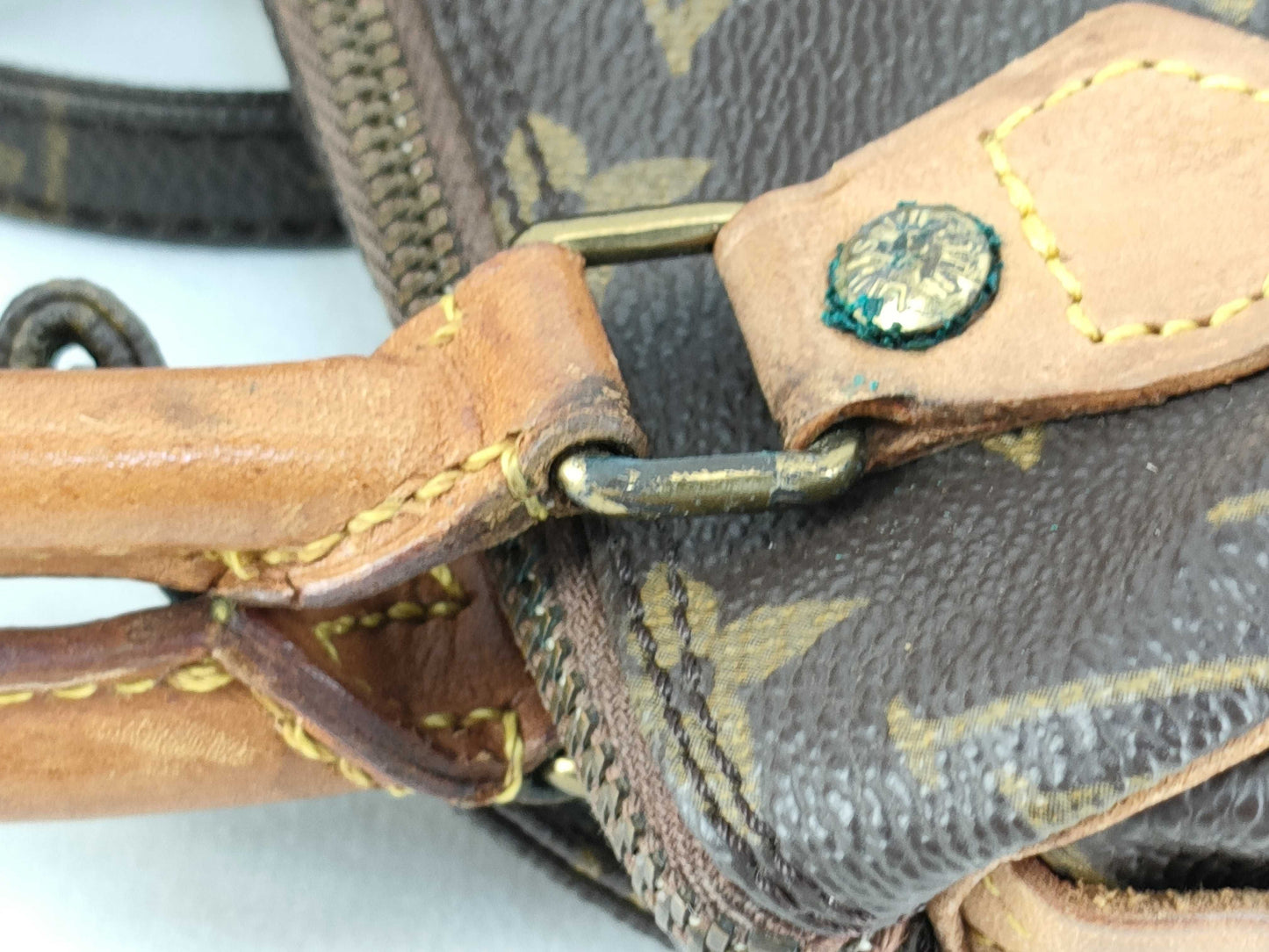 LOUIS VUITTON [Serial Number] RFID Unverifiable Serial Number Unverifiable Monogram LOUIS VUITTON Monogram M41534 Mini Speedy Pouch Handbag