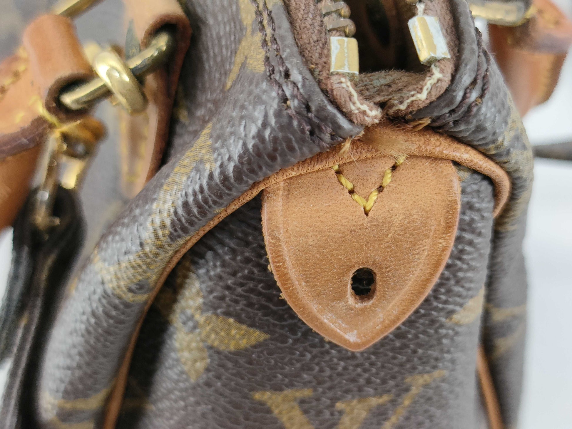 LOUIS VUITTON [Serial Number] RFID Unverifiable Serial Number Unverifiable Monogram LOUIS VUITTON Monogram M41534 Mini Speedy Pouch Handbag