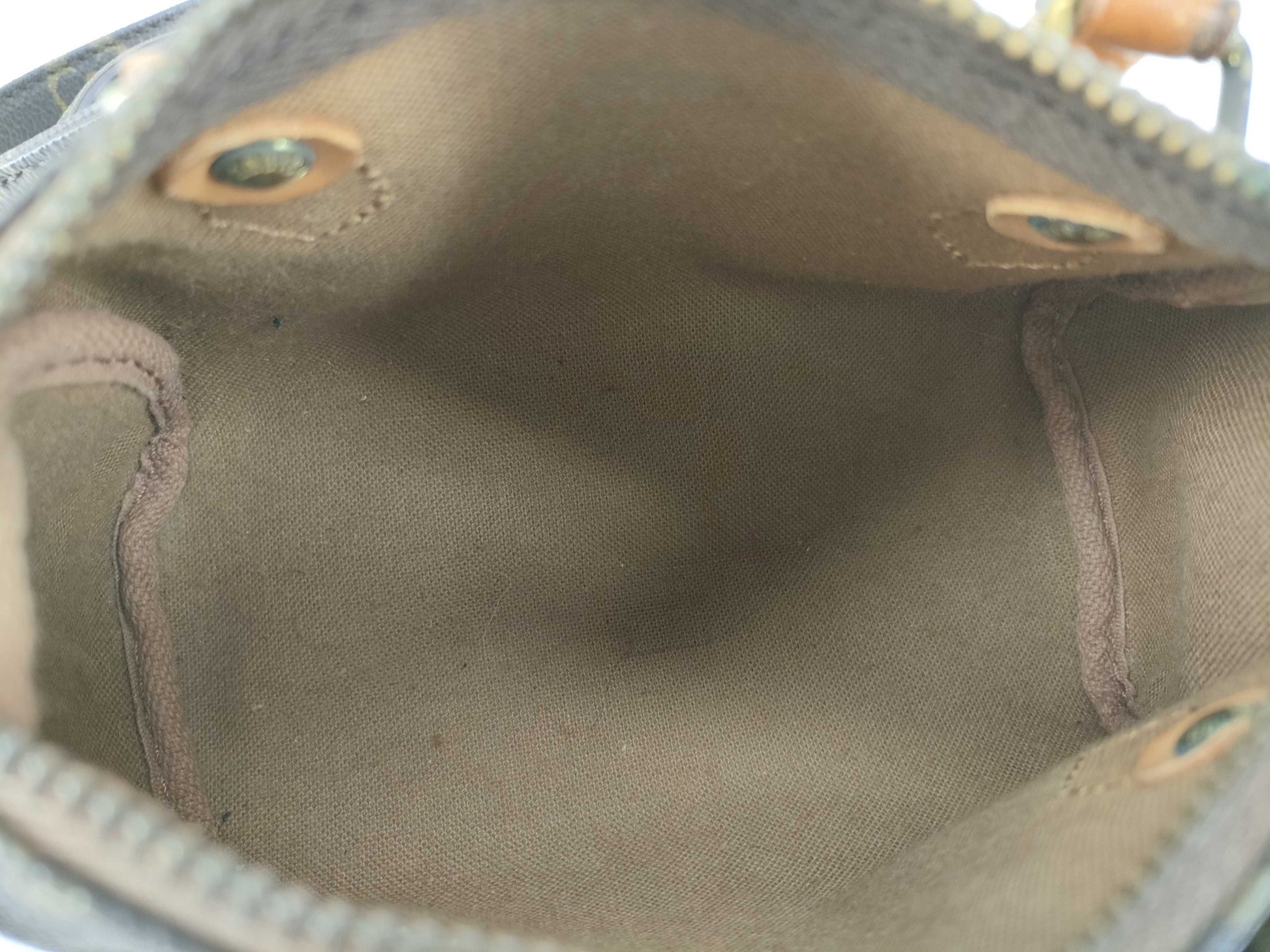 LOUIS VUITTON [Serial Number] RFID Unverifiable Serial Number Unverifiable Monogram LOUIS VUITTON Monogram M41534 Mini Speedy Pouch Handbag