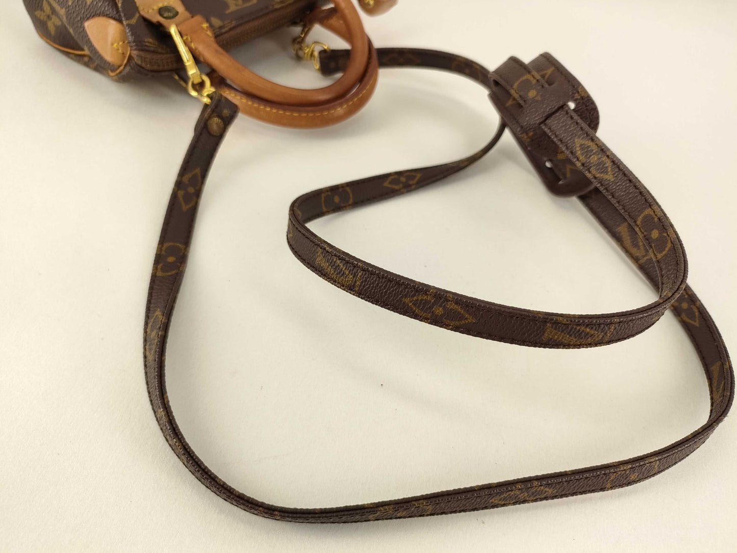LOUIS VUITTON [Serial Number] RFID Unverifiable Serial Number Unverifiable Monogram LOUIS VUITTON Monogram M41534 Mini Speedy Pouch Handbag