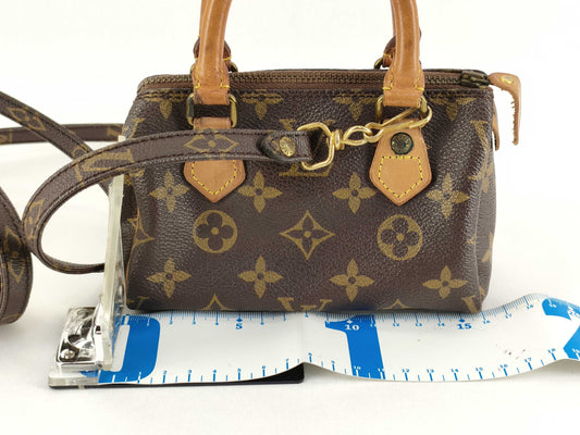 LOUIS VUITTON [Serial Number] RFID Unverifiable Serial Number Unverifiable Monogram LOUIS VUITTON Monogram M41534 Mini Speedy Pouch Handbag