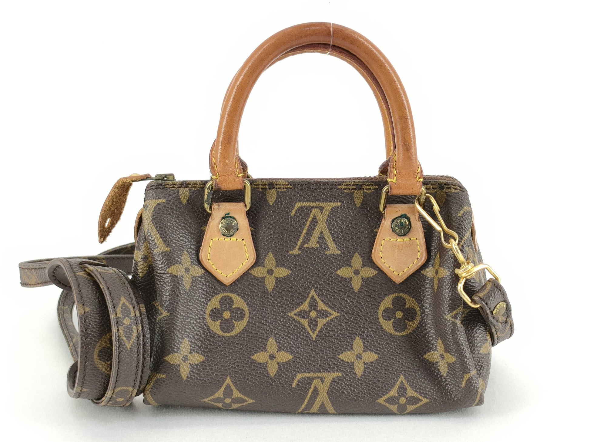 LOUIS VUITTON [Serial Number] RFID Unverifiable Serial Number Unverifiable Monogram LOUIS VUITTON Monogram M41534 Mini Speedy Pouch Handbag