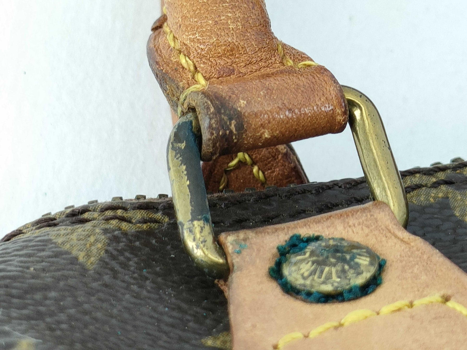 LOUIS VUITTON [Serial Number] RFID Unverifiable Serial Number Unverifiable Monogram LOUIS VUITTON Monogram M41534 Mini Speedy Pouch Handbag