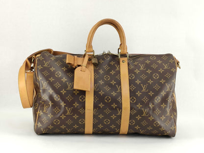 LOUIS VUITTON [Serial Number] RFID Unverifiable Monogram LOUIS VUITTON M41428 Monogram M41418 Keepall Bandouliere 45 Boston Bag